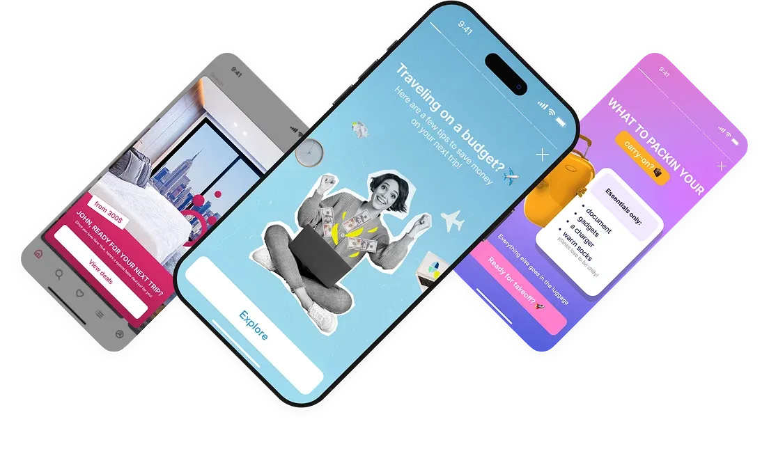 personalized travel content